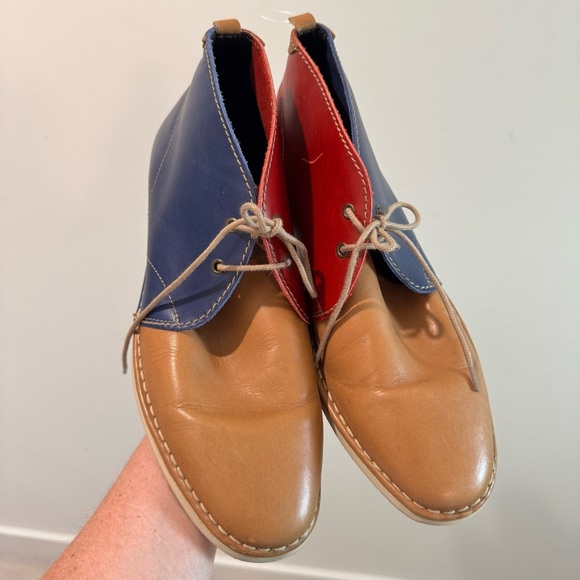SWEAR London Davis Tricolor Leather Chukka Boots Size 44 - Picture 2 of 9